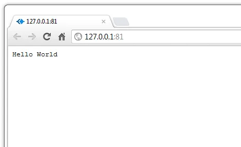 Hello World basic app