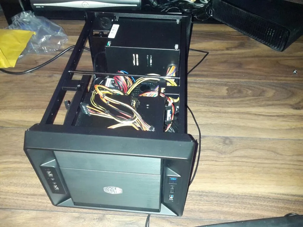 Inside HTPC case